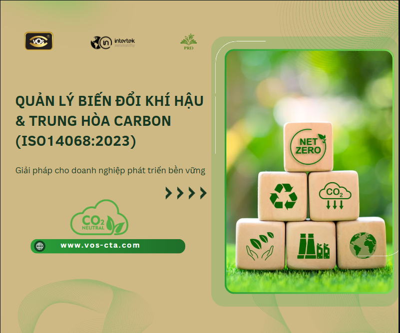 QUẢN LÝ BIẾN ĐỔI KHÍ HẬU - TRUNG HÒA CARBON (ISO 14068-1:2023)
