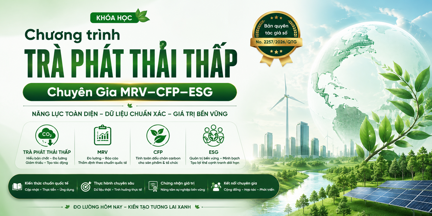 Khoá Học Chuyên Gia MRV - CFP - ESG - Trà Phát Thải Thấp 